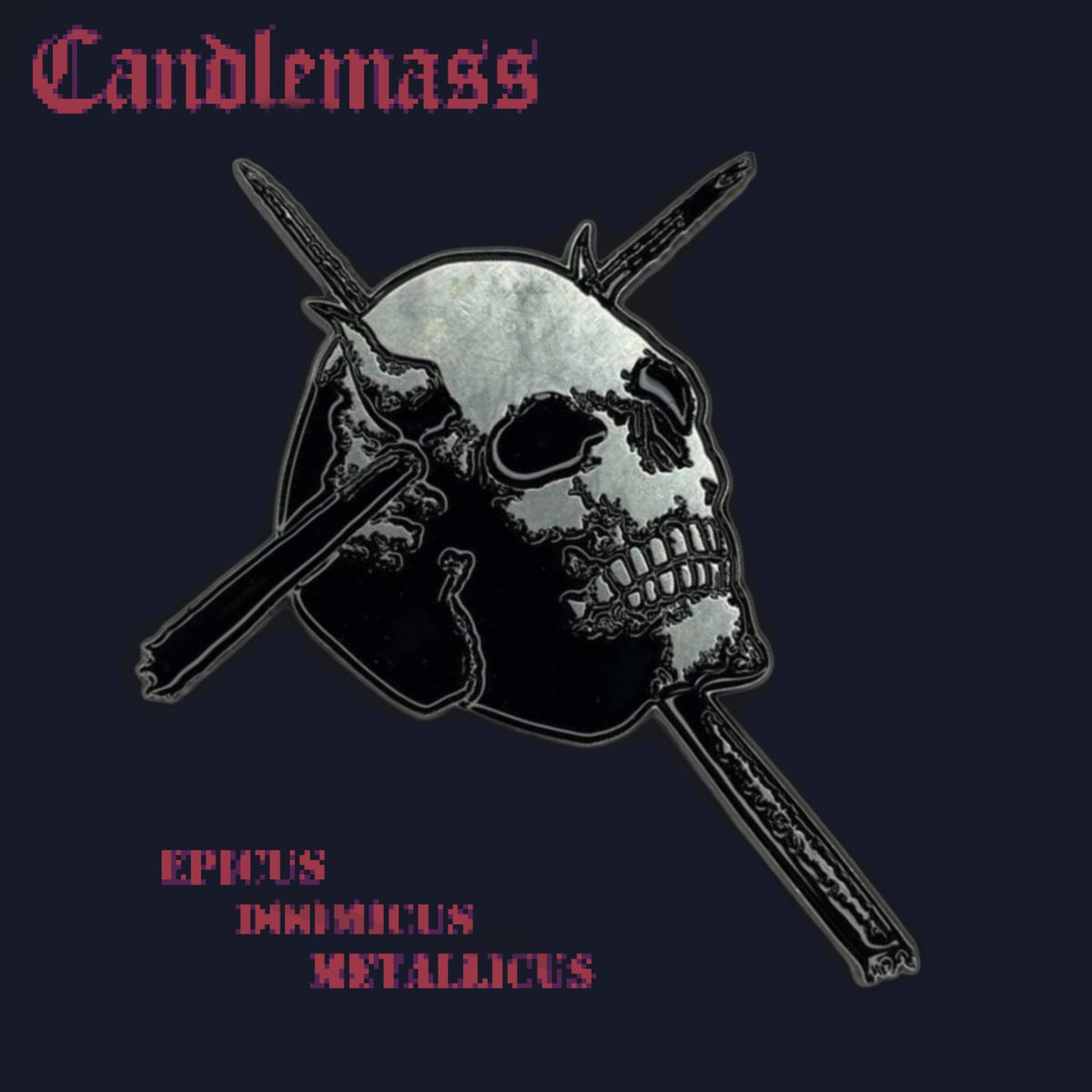 ‘Candlemass’ - Skull Pin