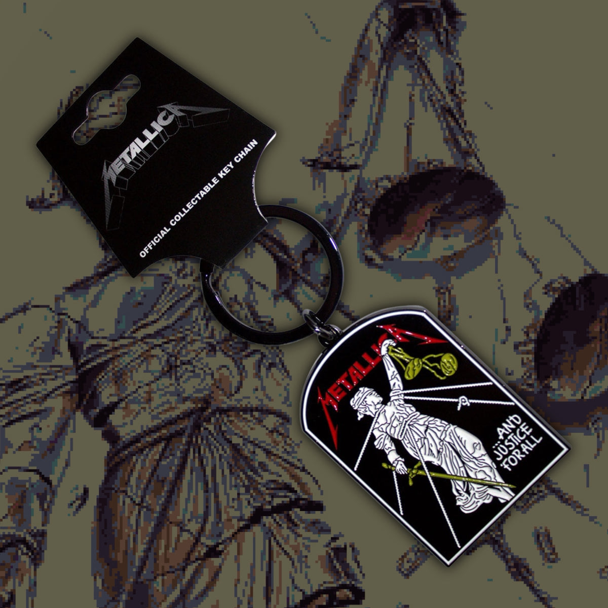 ‘Metallica’ - And Justice For All Keychain