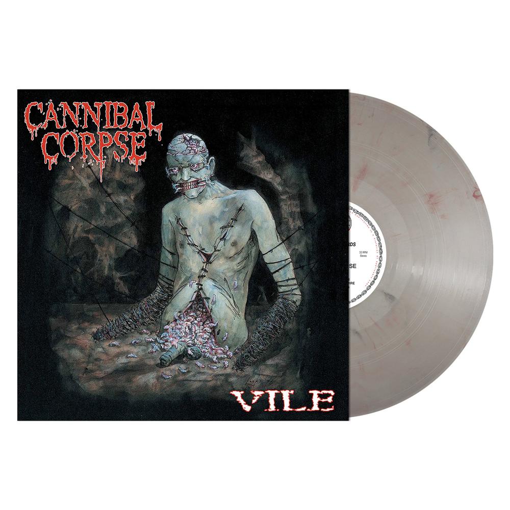 ‘Cannibal Corpse’ - Vile LP (Grey w/Red Streaks Vinyl) PRE-ORDER