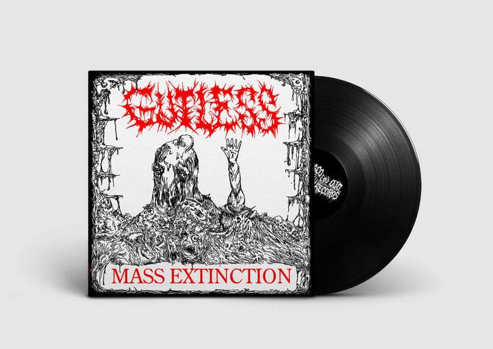 ‘Gutless’ - Mass Extinction LP (Black Vinyl)