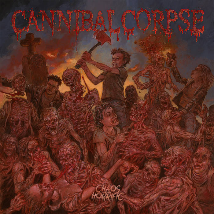 ‘Cannibal Corpse’ - Chaos Horrific LP (Dreamsicle Vinyl)