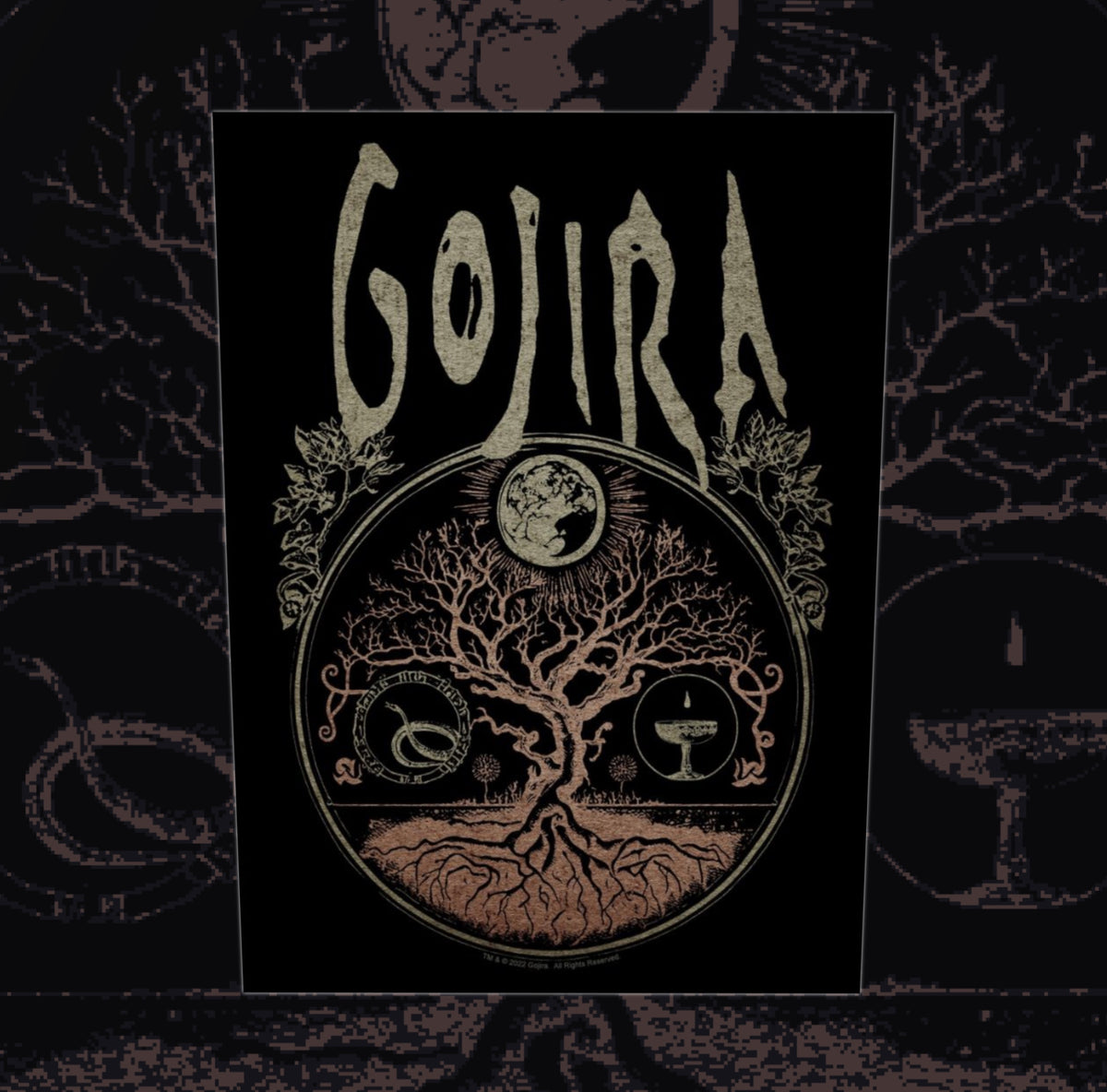 ‘Gojira’ - Tree Of Life Backpatch