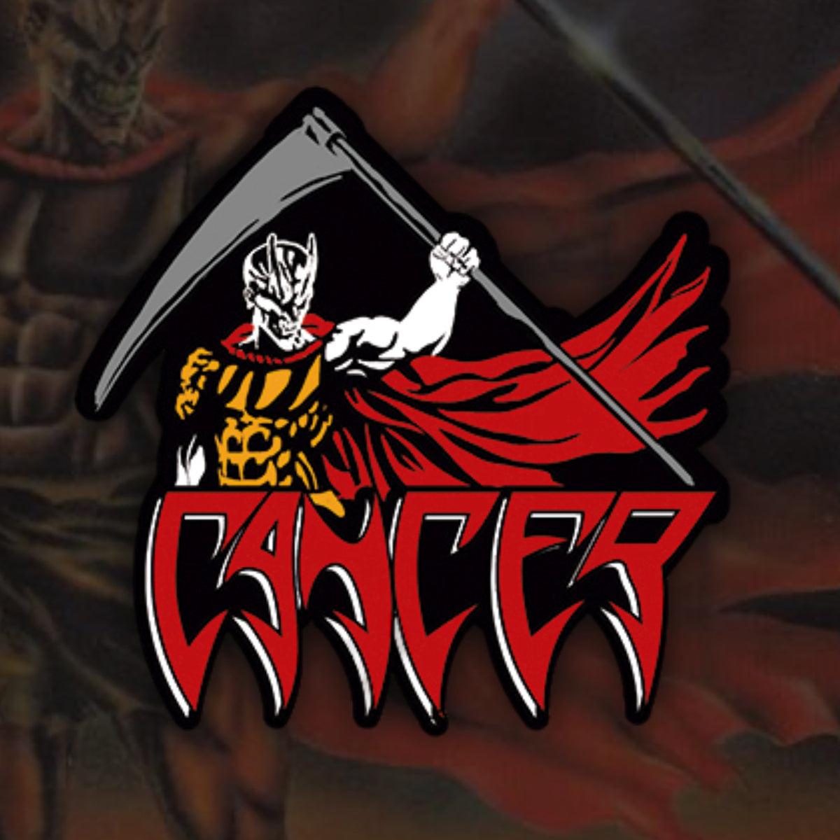 ‘Cancer’ - Death Shall Rise Pin