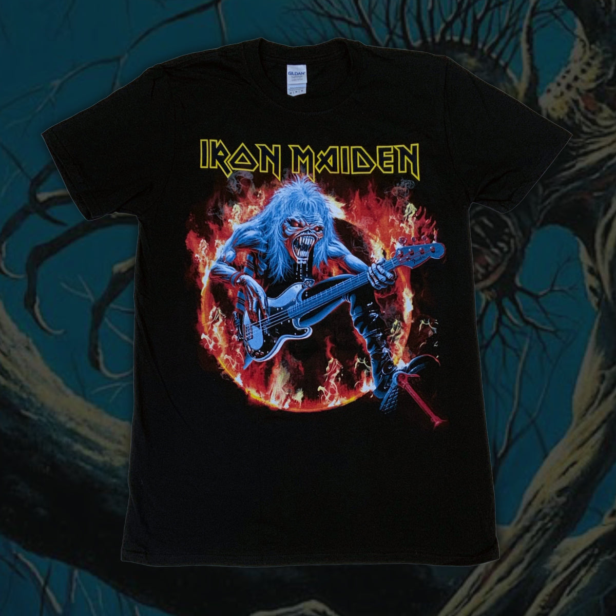 ‘Iron Maiden’ - Fear Live Flames T-Shirt