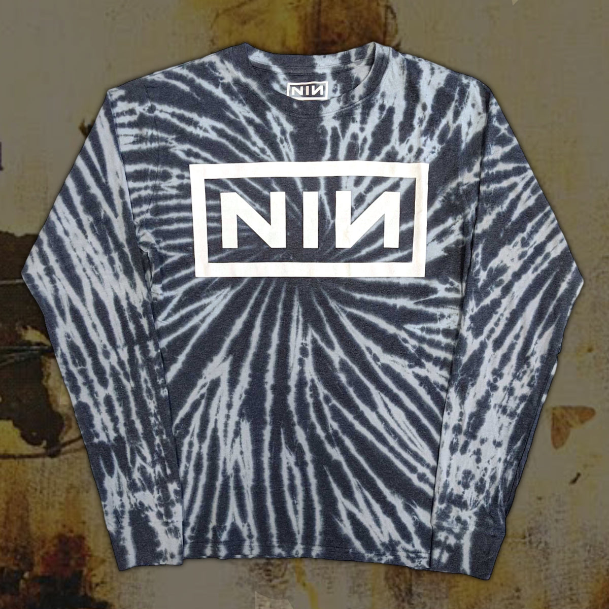 ‘Nine Inch Nails’ - Tie Dye Logo Longsleeve