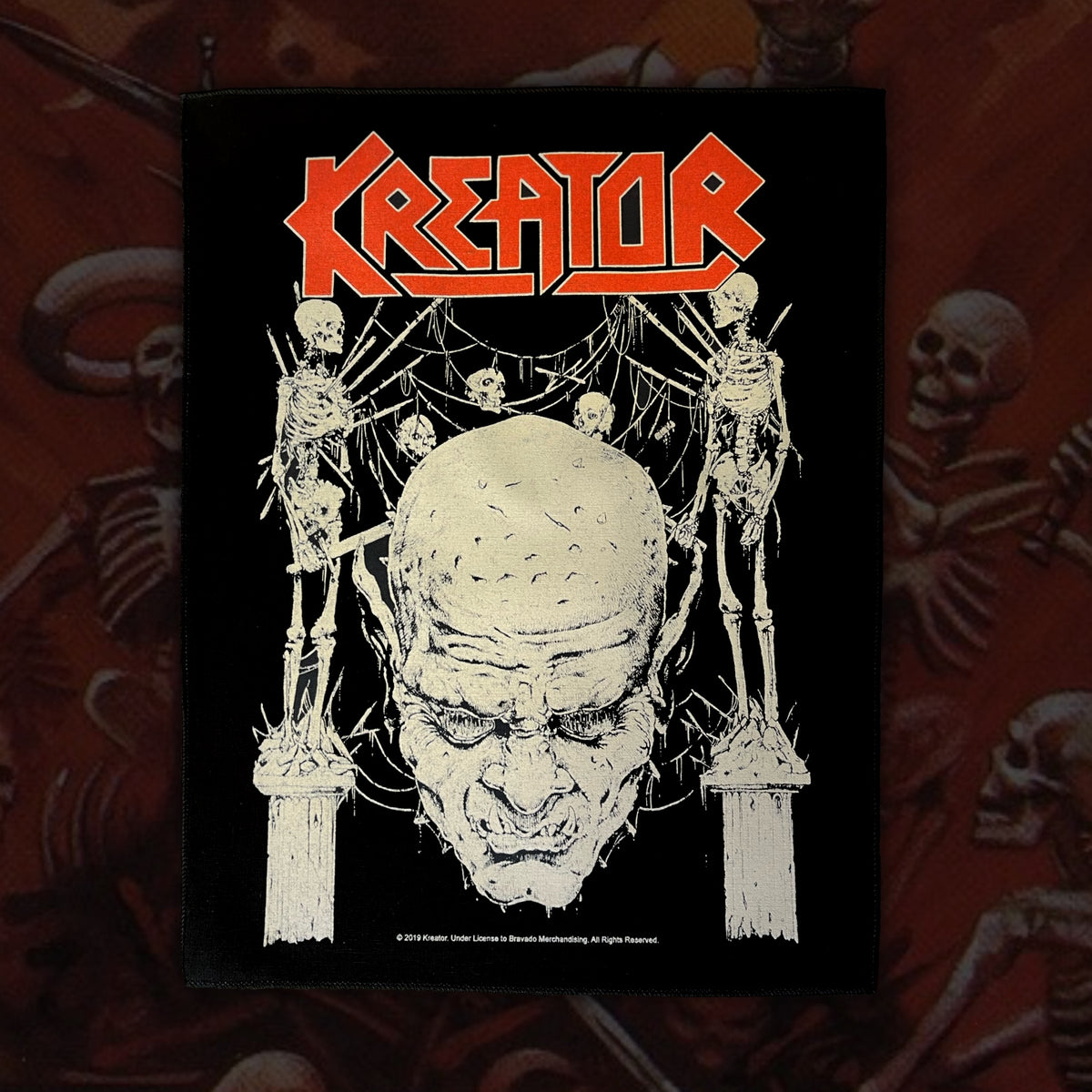 ‘Kreator’ - Skull & Skeletons Backpatch