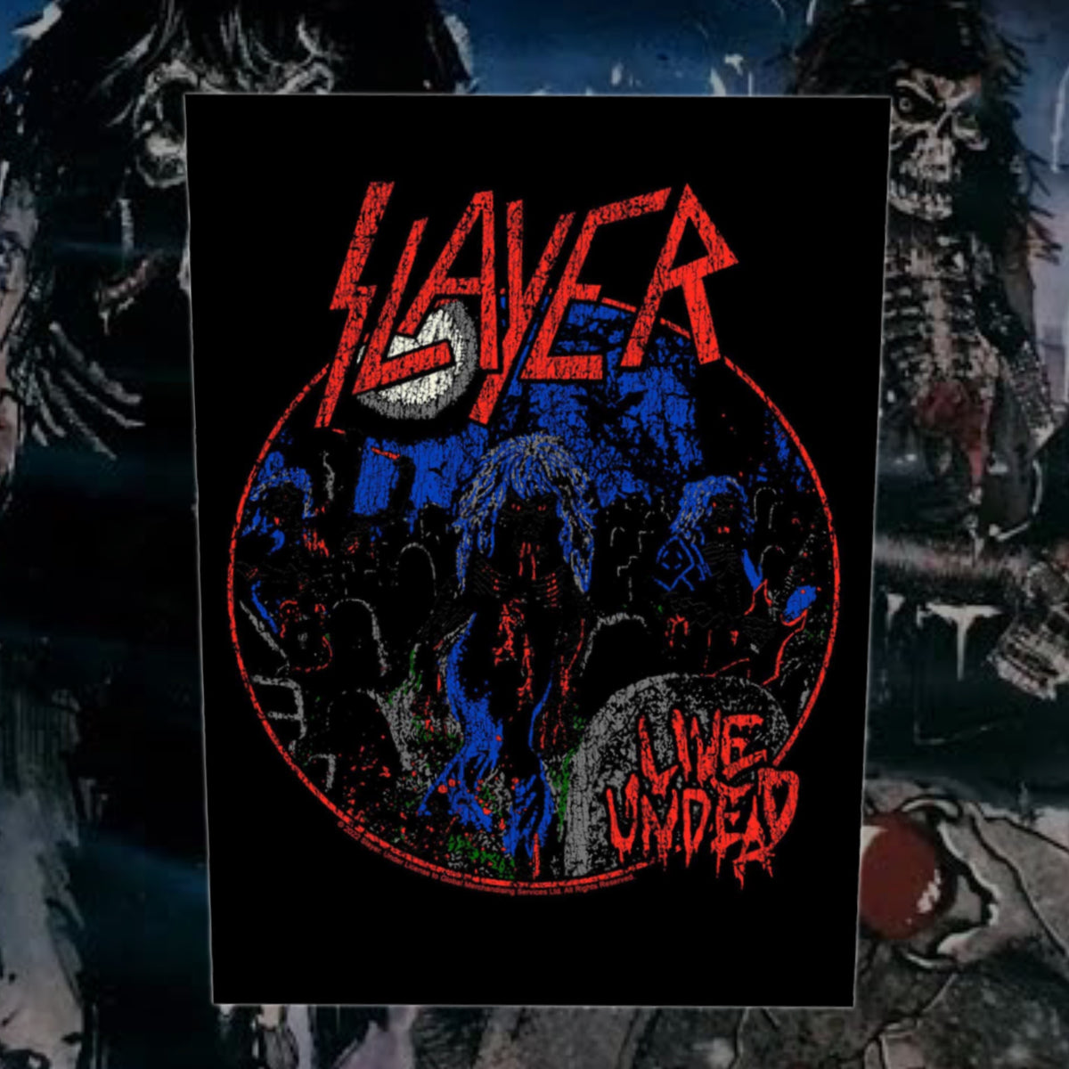 ‘Slayer’ - Live Undead Backpatch